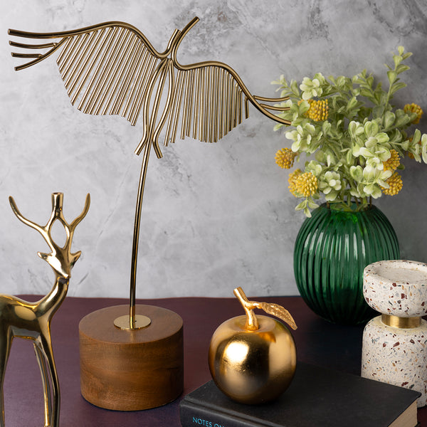 WIRE EAGLE DECOR SCULPTURE