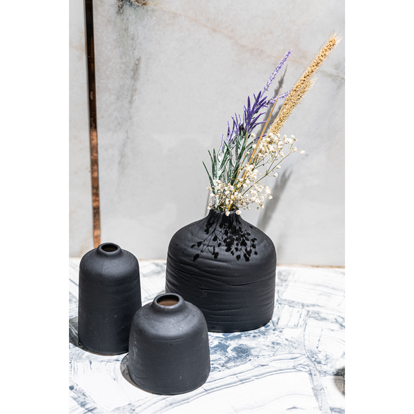 Drift set of 3 combo creramic vase