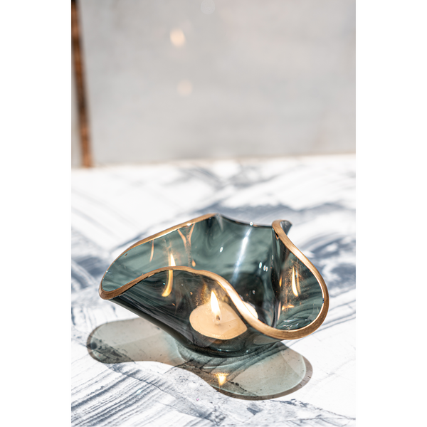 PRISM glass candle holder