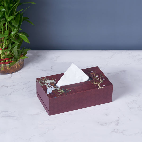ROYAL BIRD PRINT TISSUE PAPER HOLDER