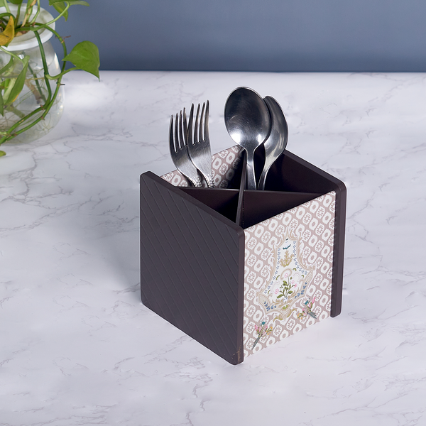 HERITAGE PRINT CUTLERY HOLDER