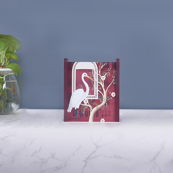 ROYAL BIRD PRINT CUTLERY HOLDER