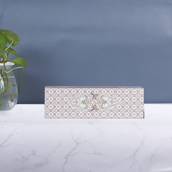 HERITAGE PRINT TISSUE PAPER HOLDER