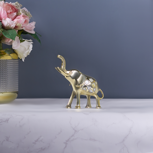 BRASS ELEPHANT SCUPLTURE
