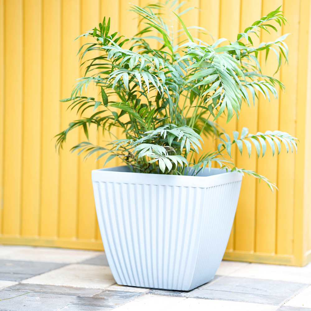 large fibre plant pots RIBBED FIBRE PLANTER – Spiti Decor